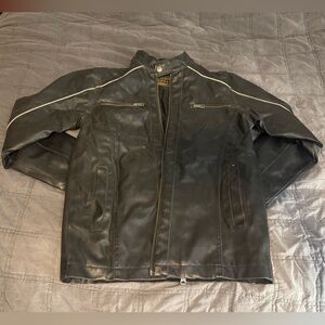 Arizona Jean Company Black Leather Jacket